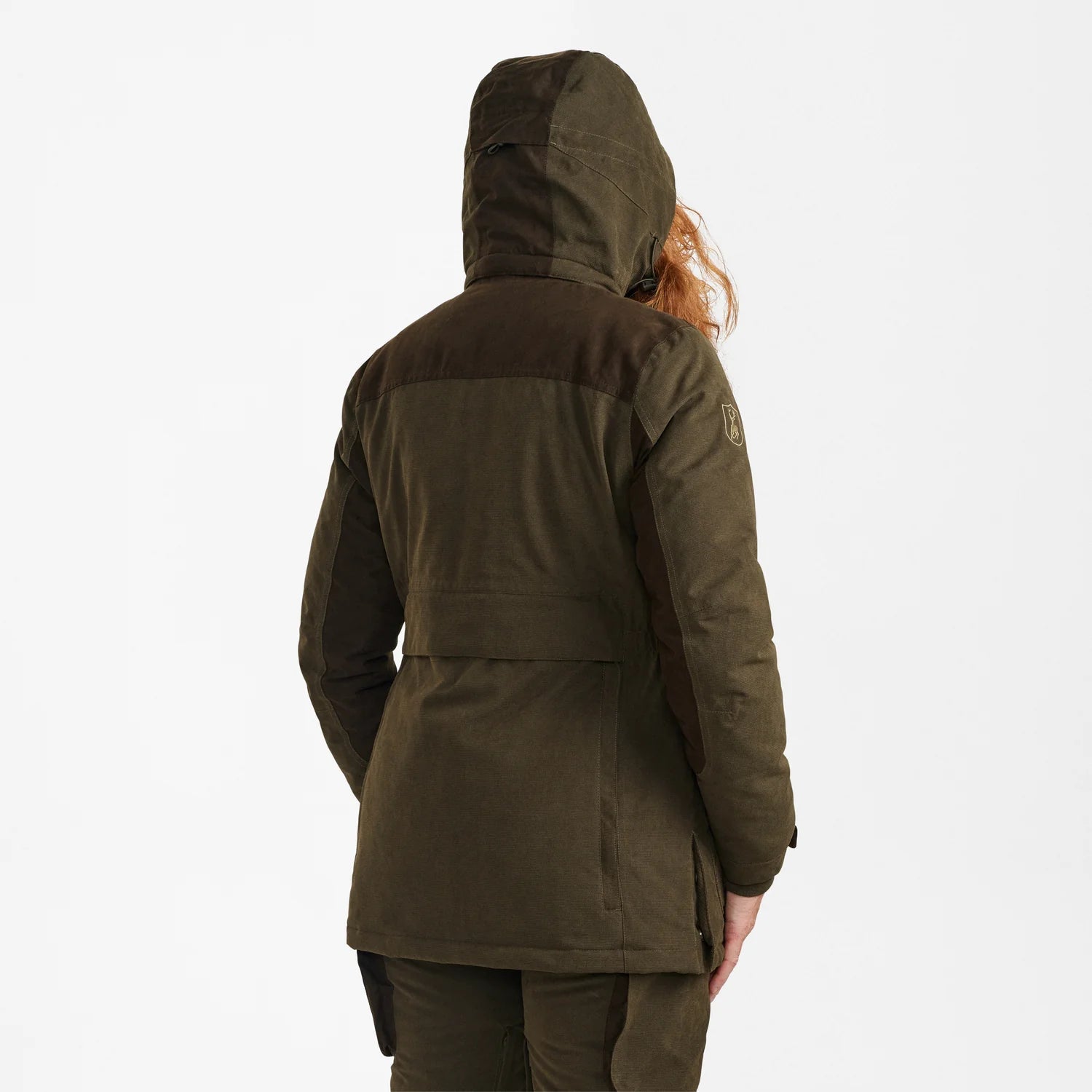 Lady Eagle Vinterjacka - Tarmac Green - modell bakifrån