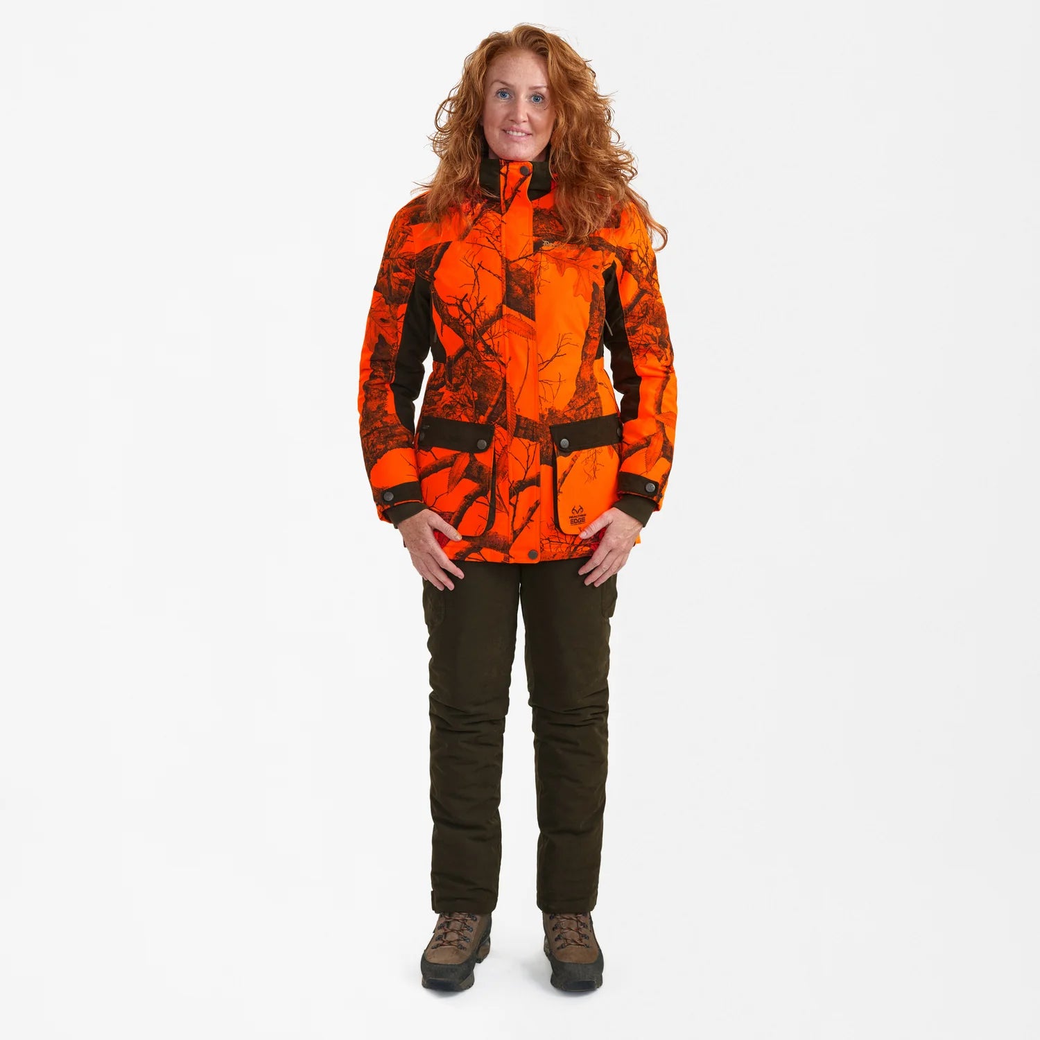 Lady Eagle Vinterjacka - REALTREE EDGE® ORANGE - modell framifrån