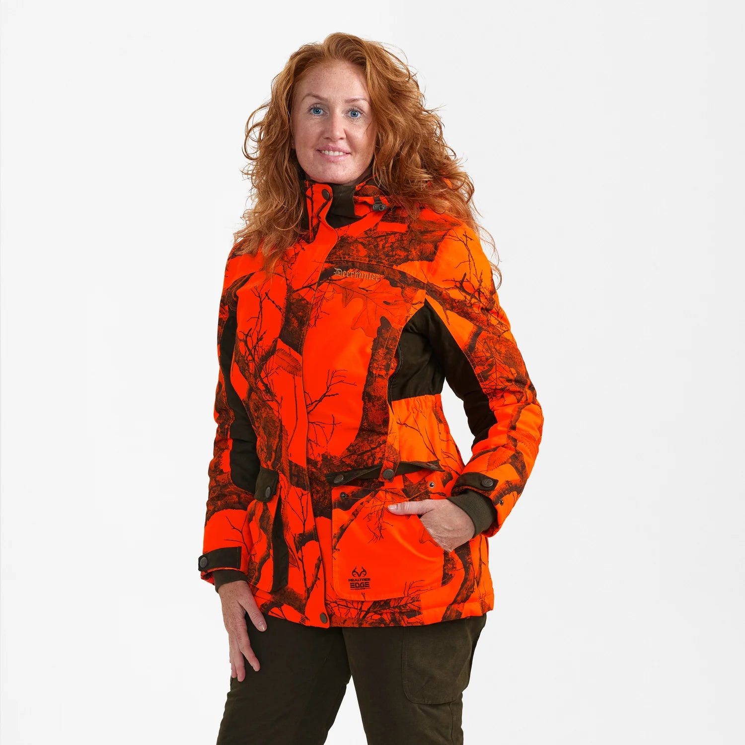 Lady Eagle Vinterjacka - REALTREE EDGE® ORANGE - modell framifrån