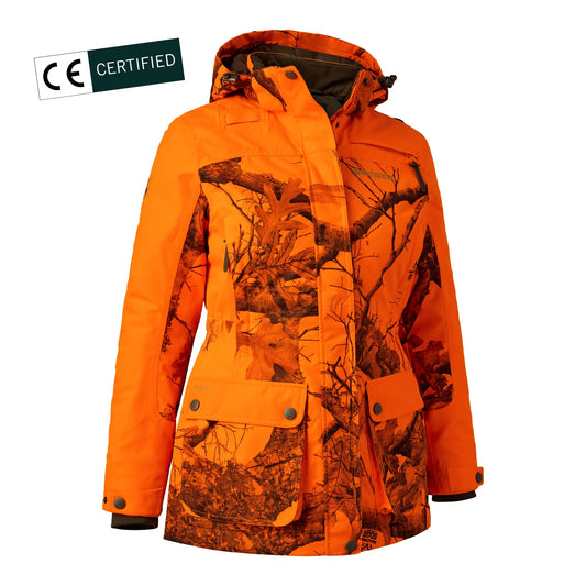 Lady Eagle Vinterjacka - REALTREE EDGE® SAFETY ORANGE - framifrån