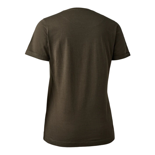 Lady Ella T-shirt - Adventure Green - bakifrån