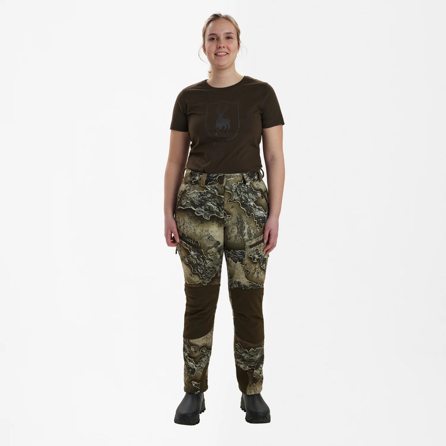 Lady Excape Softshell-byxor - REALTREE EXCAPE™ - modell framifrån