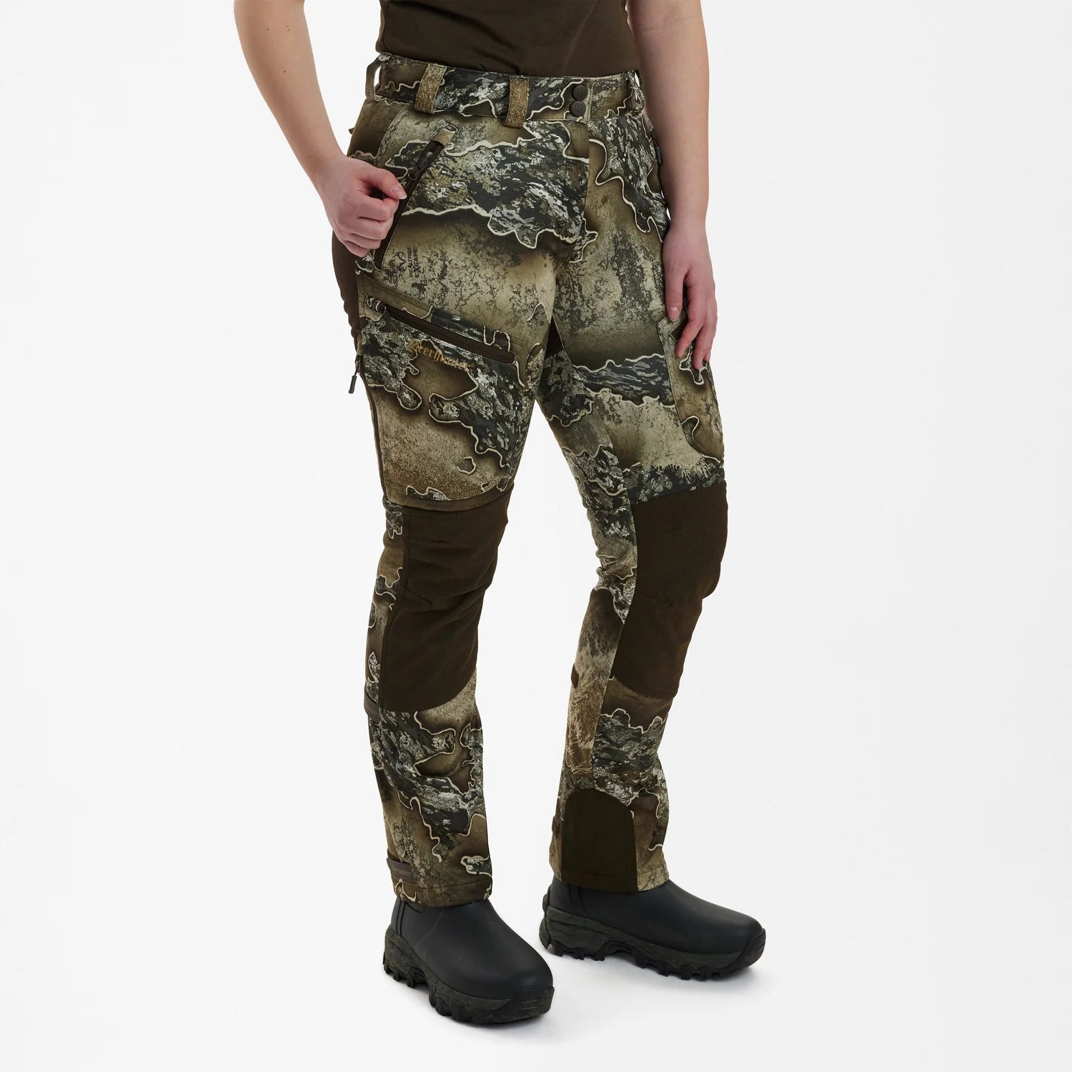 Lady Excape Softshell-byxor - REALTREE EXCAPE™ - modell framifrån