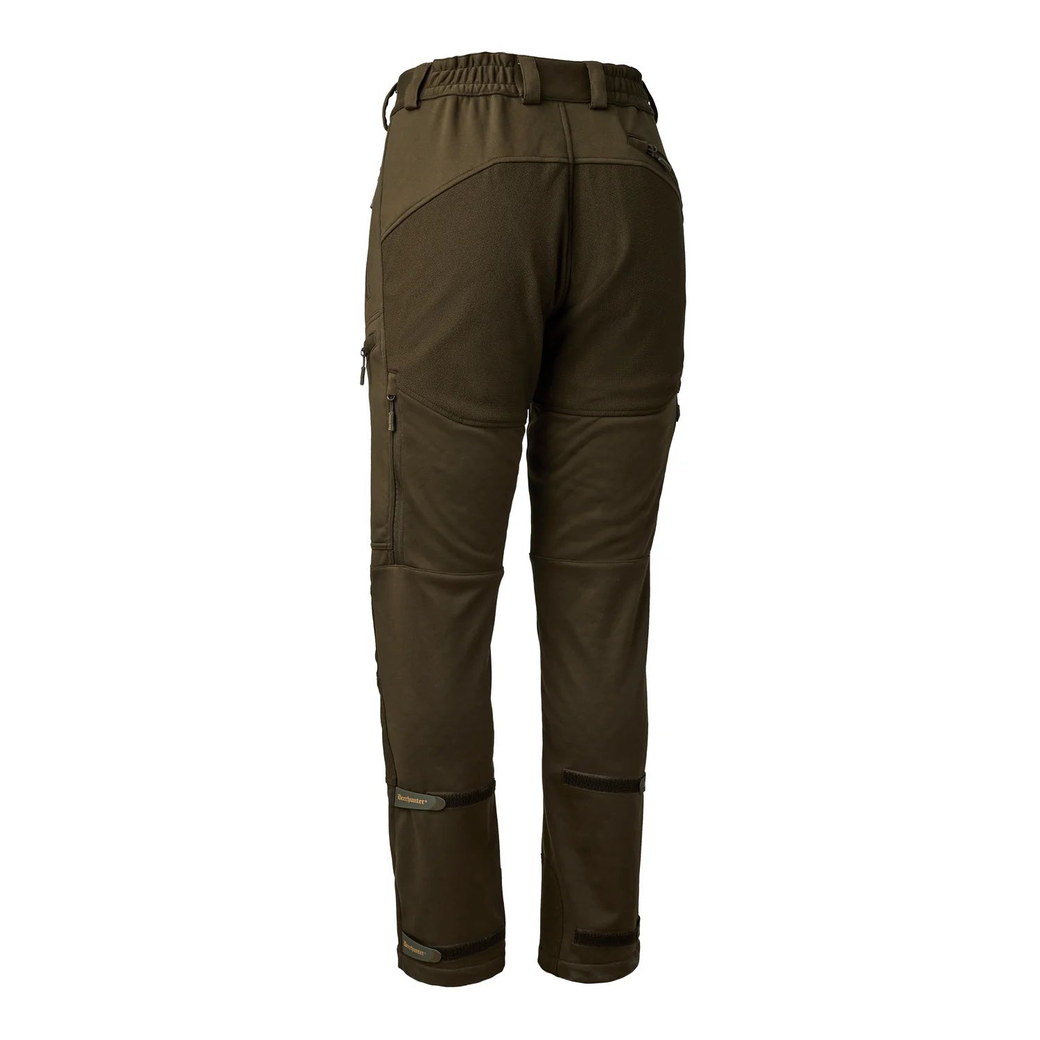 Lady Excape Softshell-byxor - Art Green - bakifrån