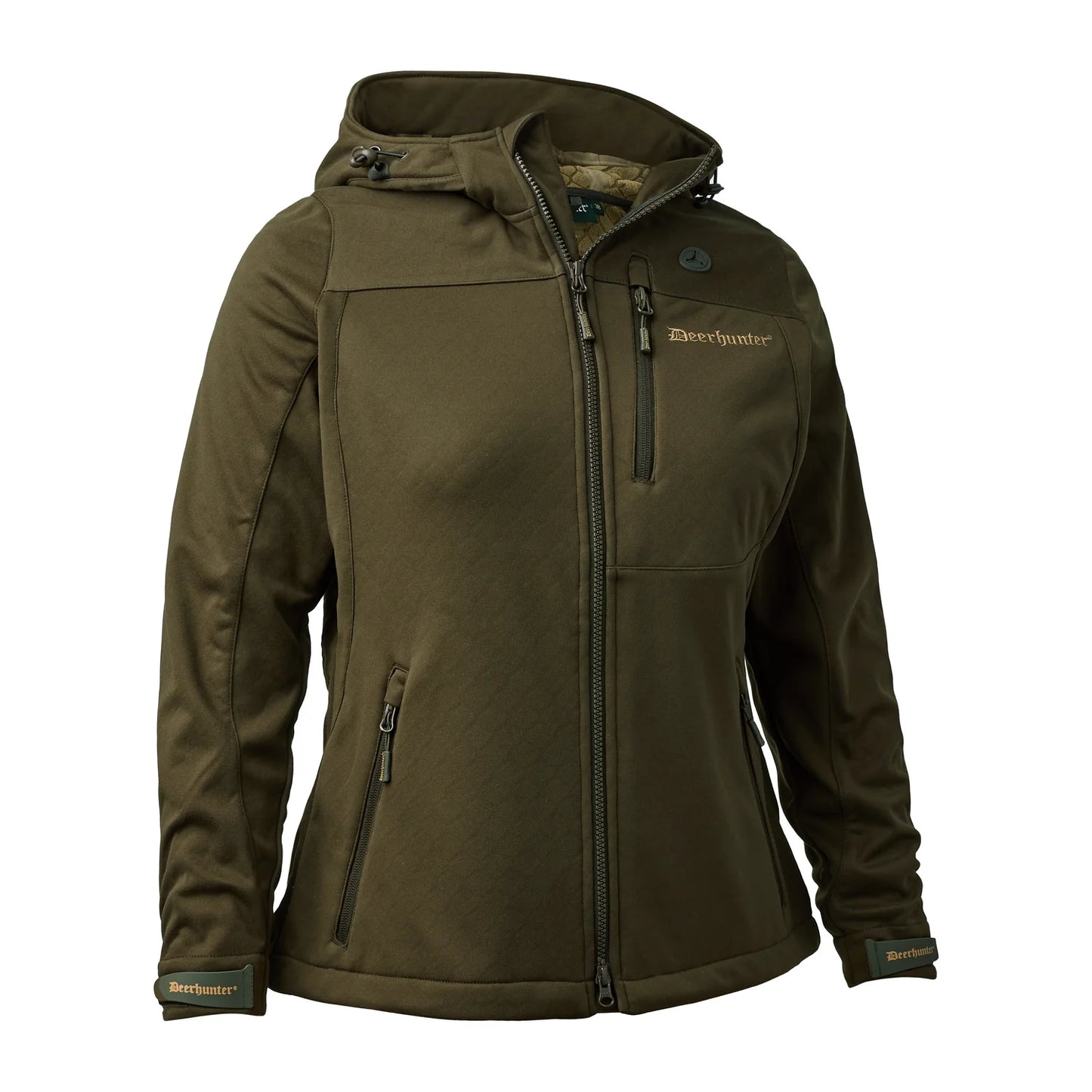 Lady Excape Softshell-jacka - Art Green - framifrån