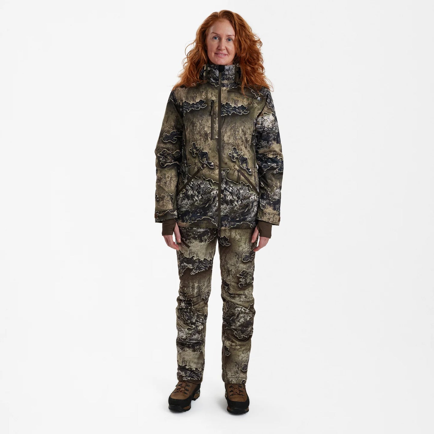 Lady Excape Winter jacka - REALTREE EXCAPE™ - modell framifrån