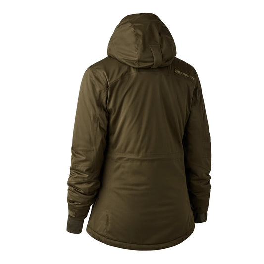 Lady Excape Winter jacka - Art Green - bakifrån