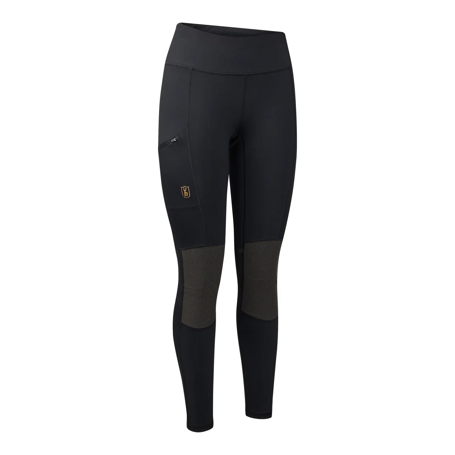 Lady Förstärkta Tights - Black - framifrån
