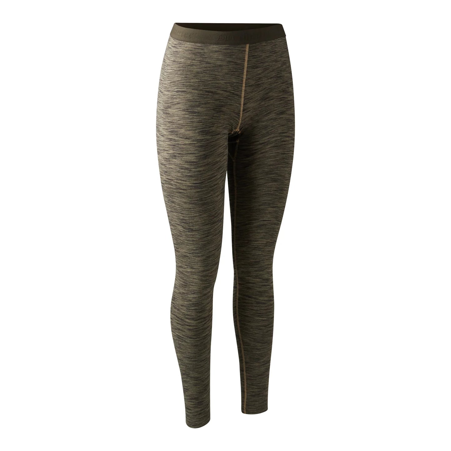 Lady Insulated Leggings - Brown Melange - framifrån