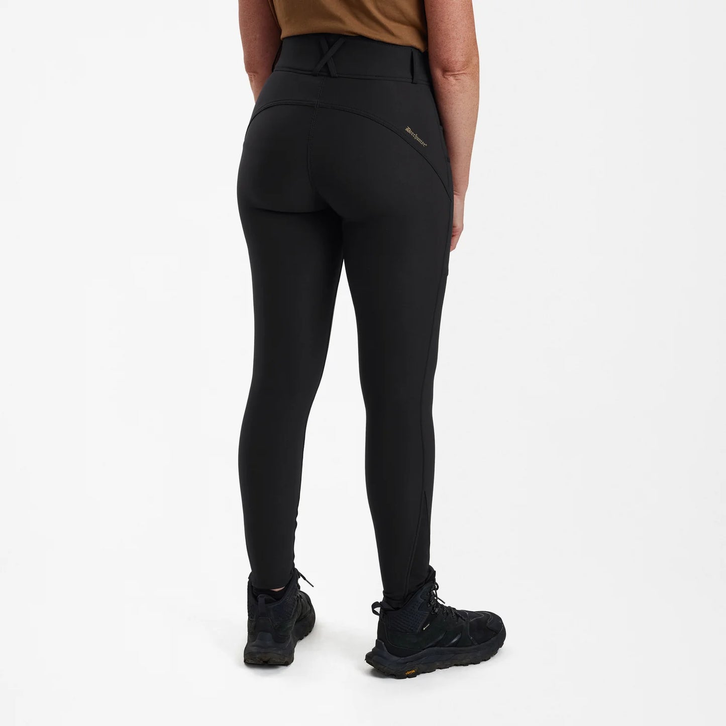 Lady Jakttights - Black - modell bakifrån
