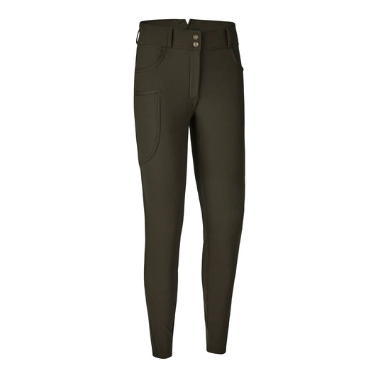 Lady Jakttights - Palm Green - framifrån