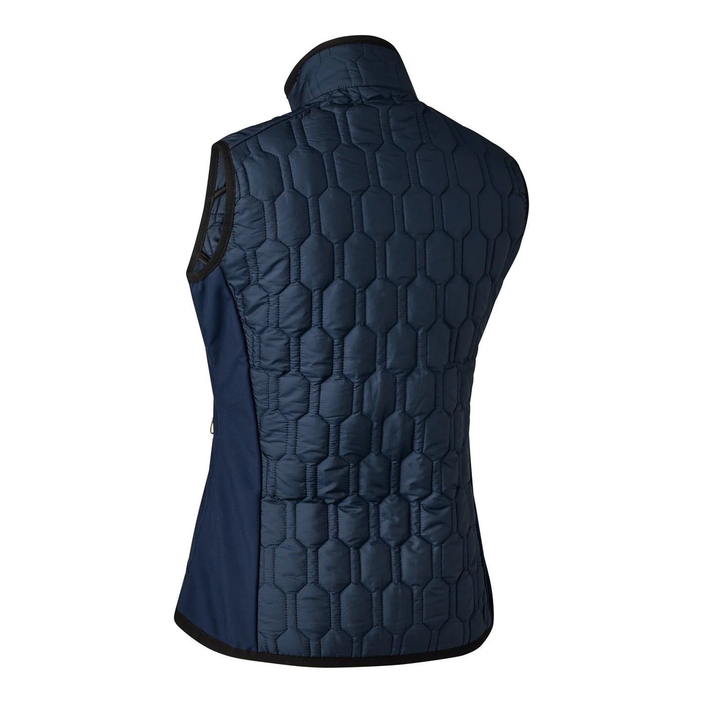 Lady Mossdale quiltad väst - Dress Blues - bakifrån
