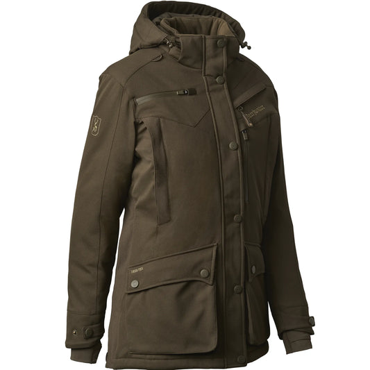 Lady Muflon Pro Winter Jacka - Art Green - framifrån