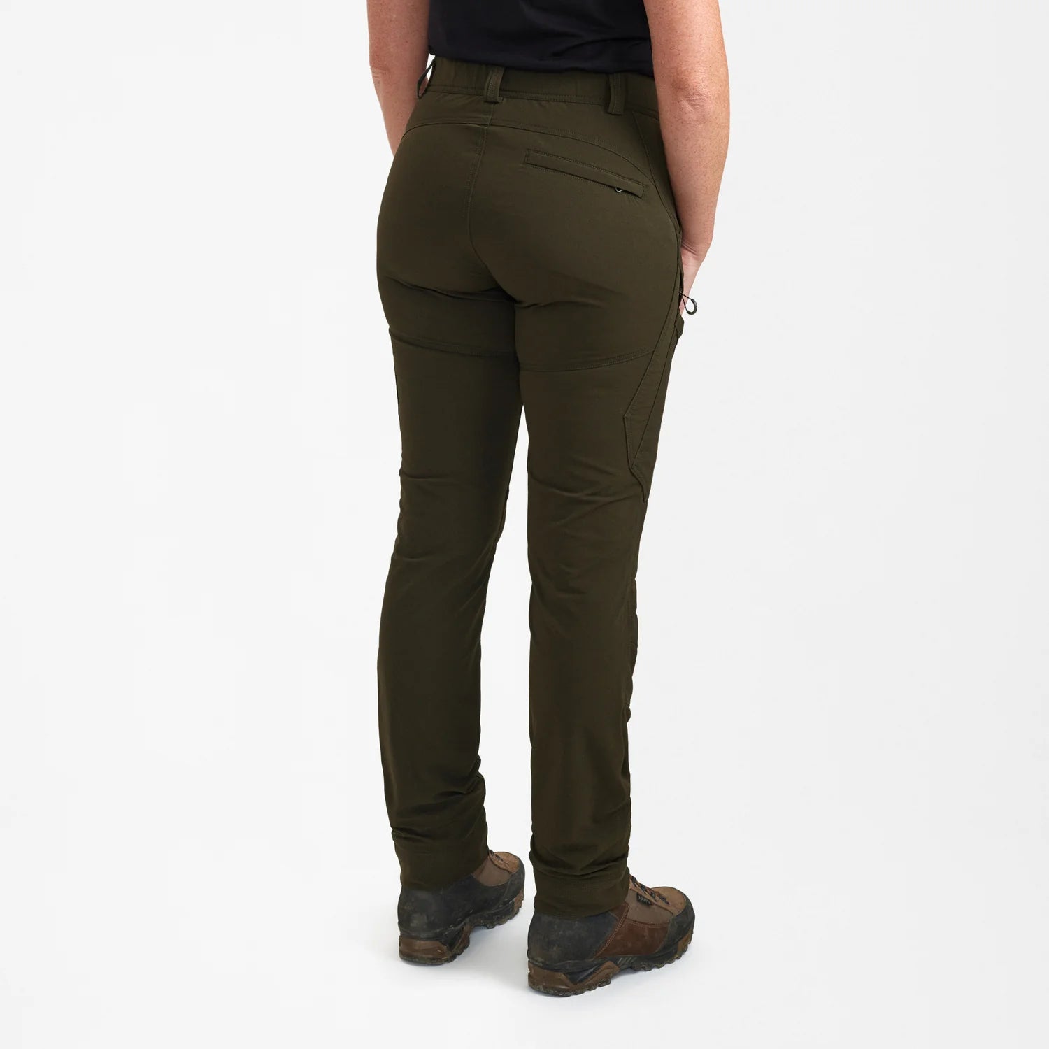 Lady Northward Byxor - Bark Green - modell bakifrån