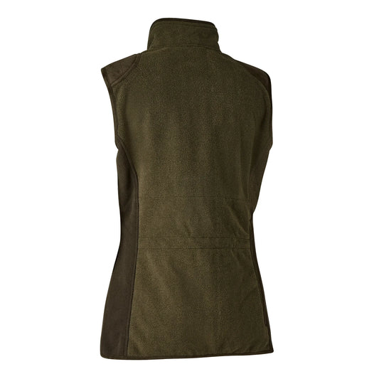 Lady Pam Skjutväst - Graphite Green Melange - bakifrån