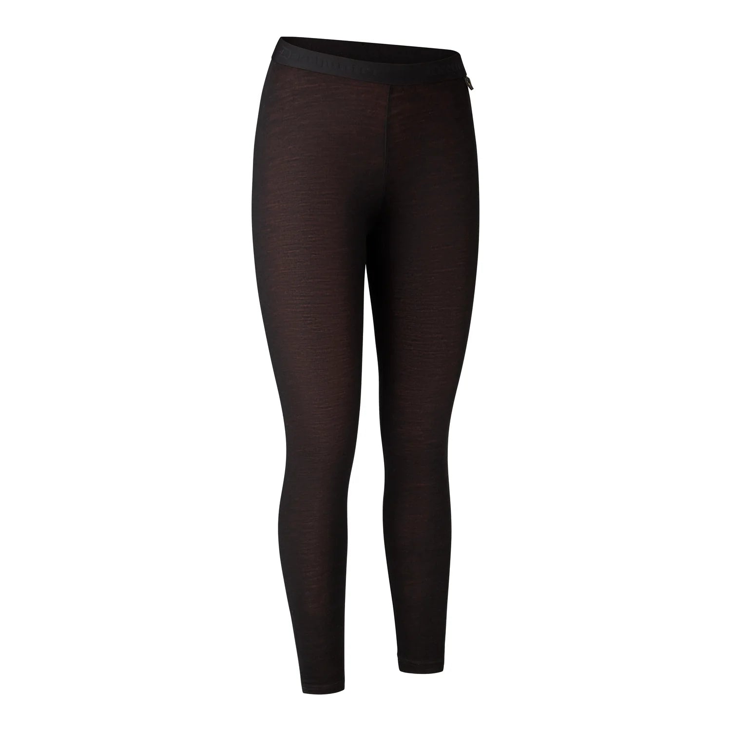Lady Quinn merinoleggings - Black Oak - framifrån