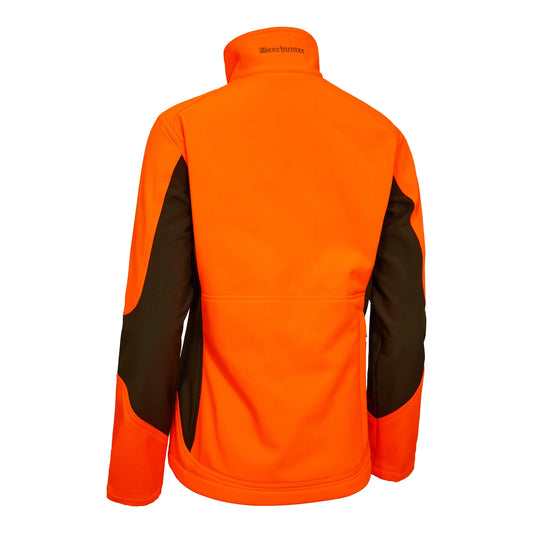Lady Rogaland Softshelljacka - Safety Orange - bakifrån