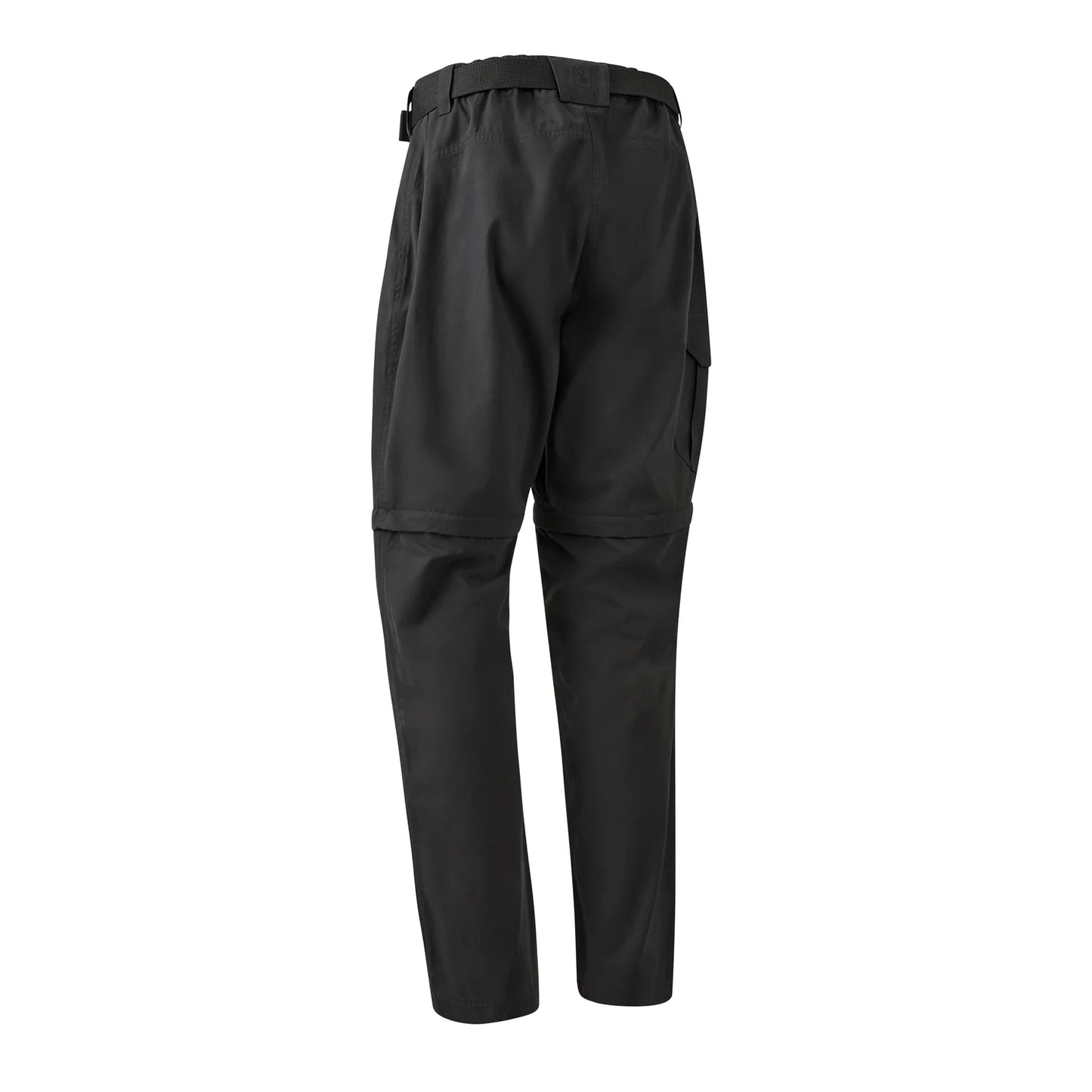 Lady Slogen Zip-Off Byxor - Black Ink - bakifrån