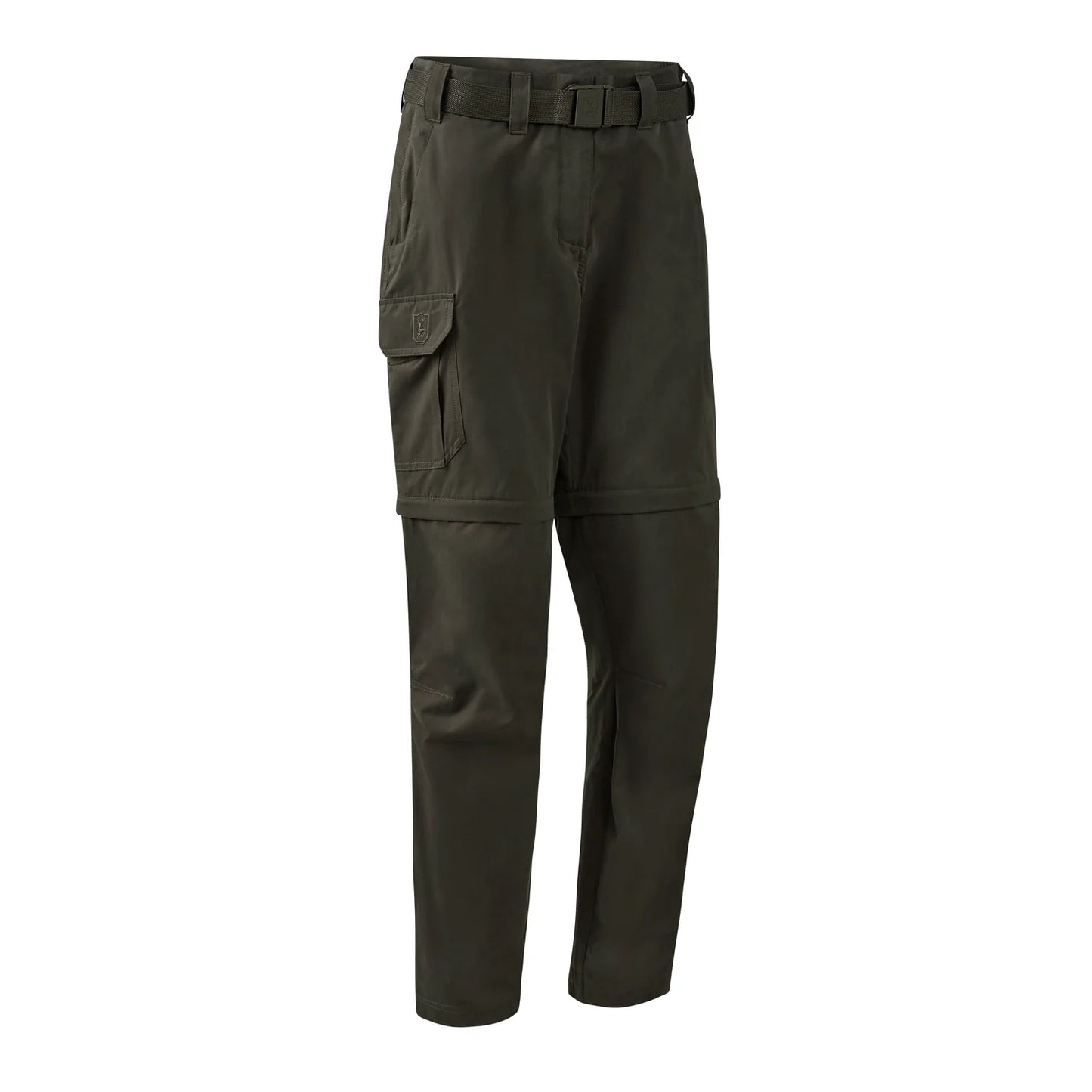 Lady Slogen Zip-Off Byxor - Timber - framifrån