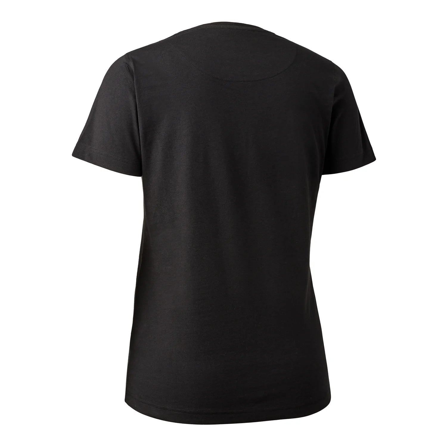 Lady T-shirt med logo - Black - bakifrån