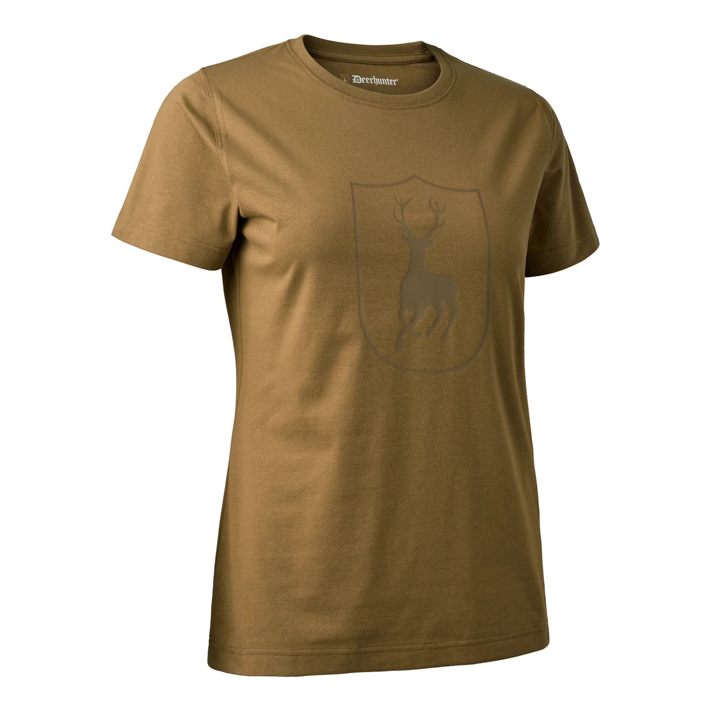 Lady T-shirt med logo - Butternut - framifrån