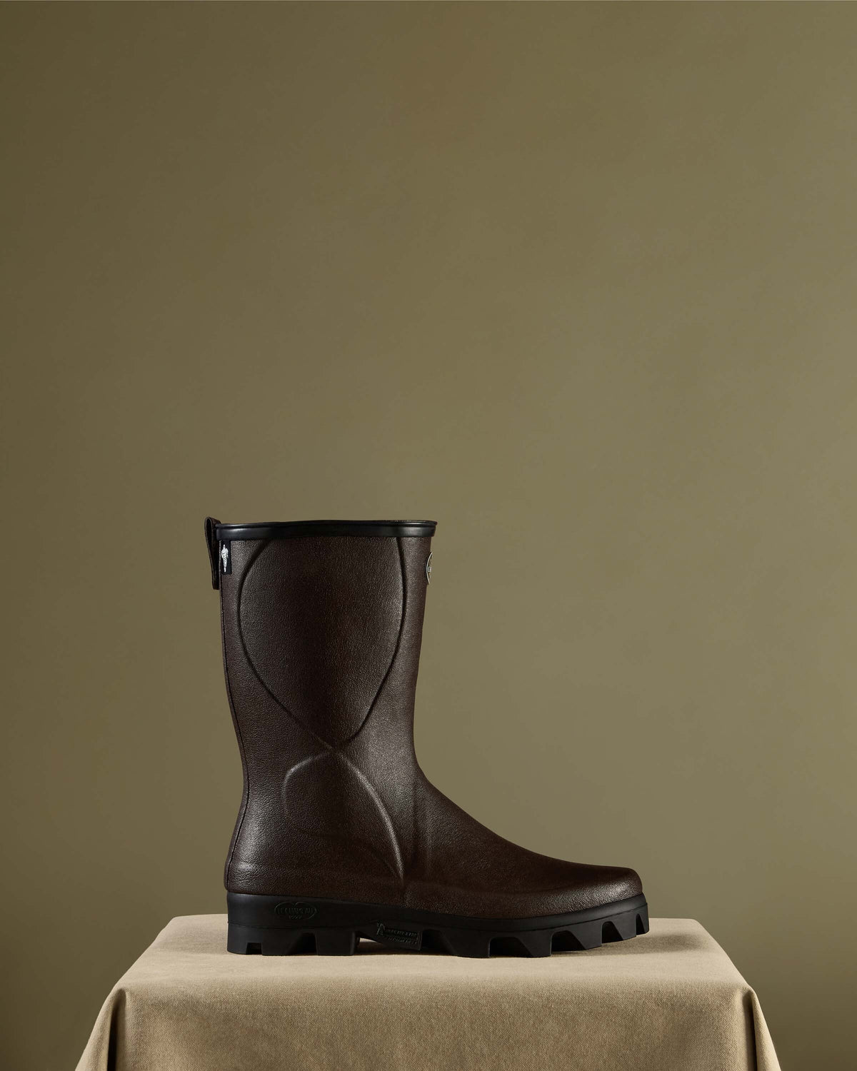 Men's Cérès Jersey Lined Low Boot - Marron Foncé
