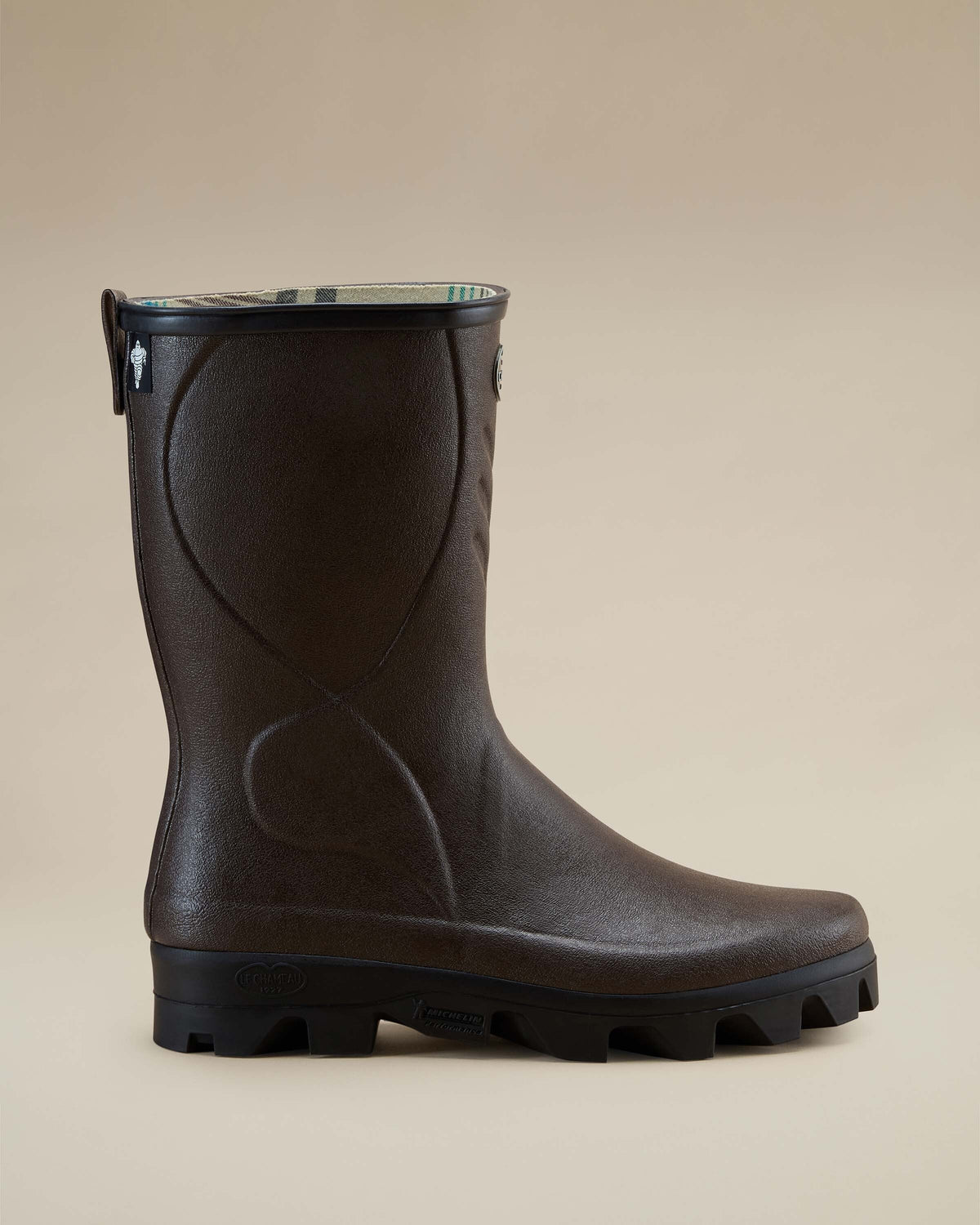 Men's Cérès Jersey Lined Low Boot - Marron Foncé