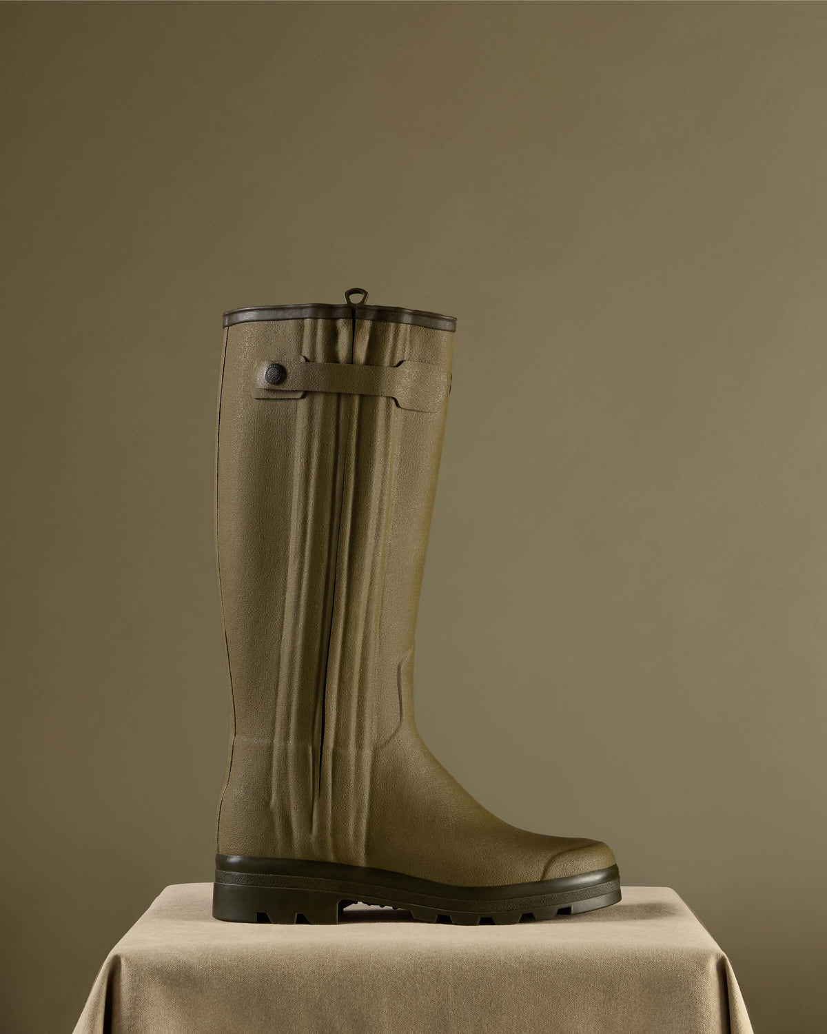 Men's Chasseur Leather Lined Boot - Vert Vierzon