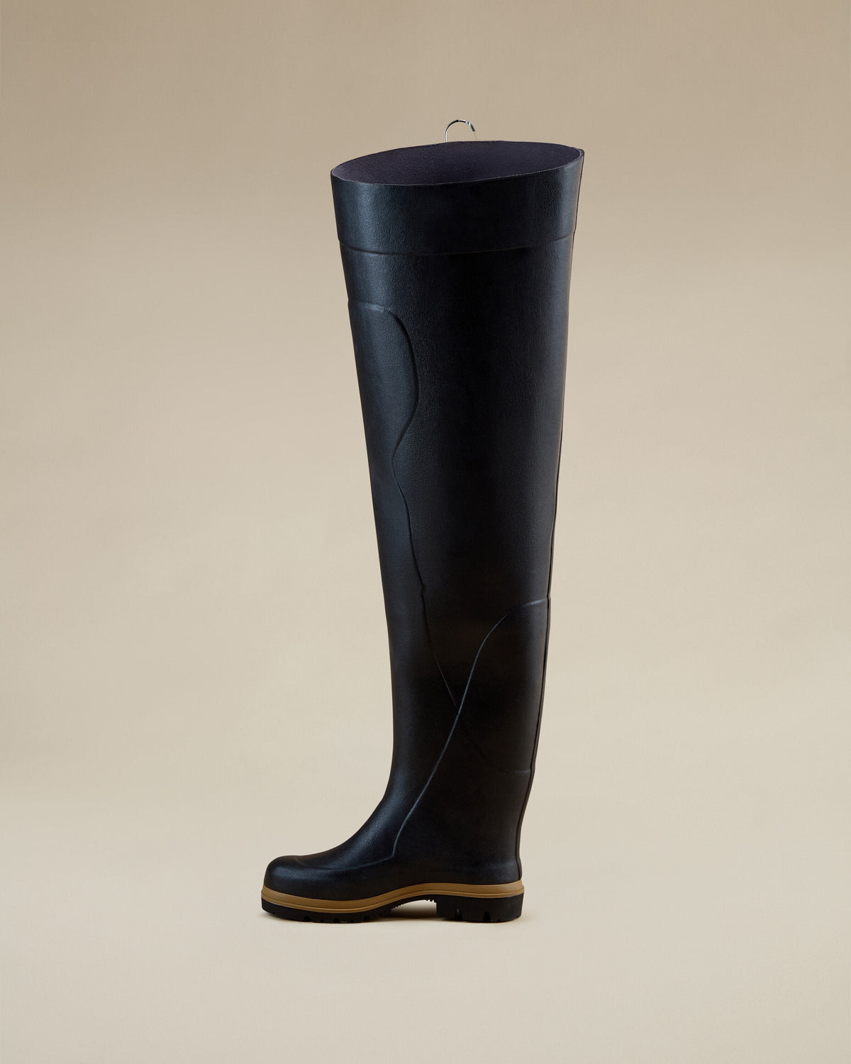 Men's Océane Ponti Lined Thigh Boot - Noir