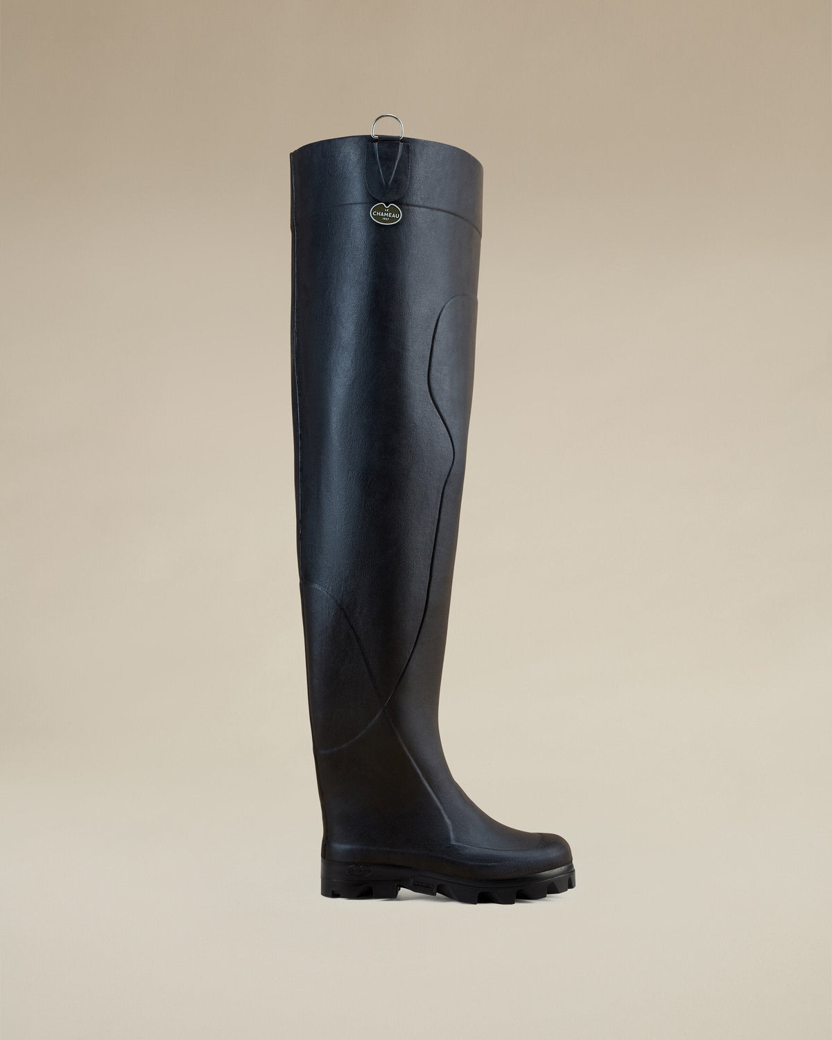 Men's Océane Ponti Lined Thigh Boot - Noir