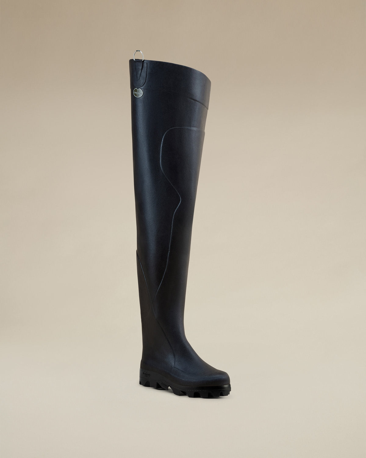 Men's Océane Ponti Lined Thigh Boot - Noir