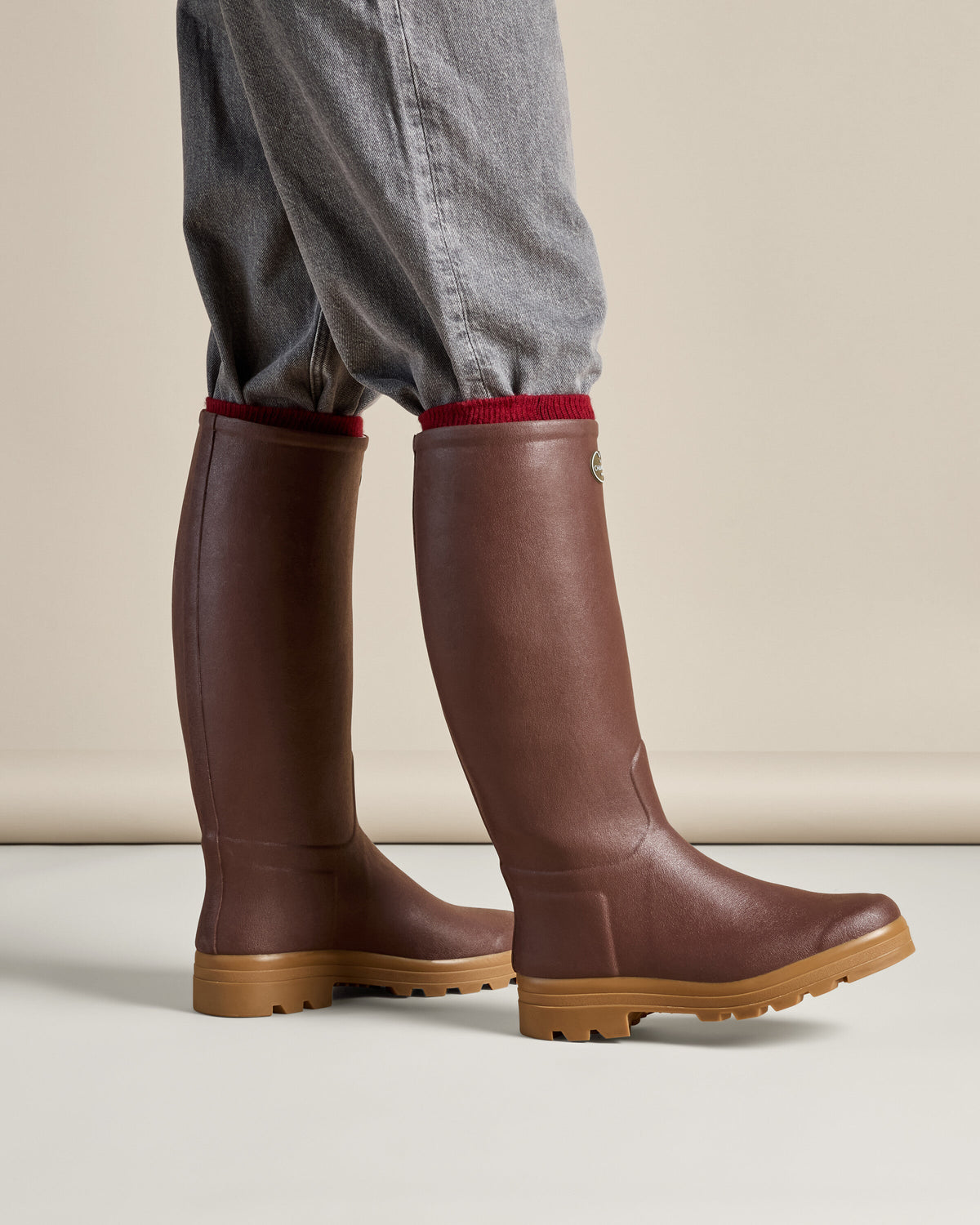 Men's Saint-Hubert Leather Lined Boot - Marron