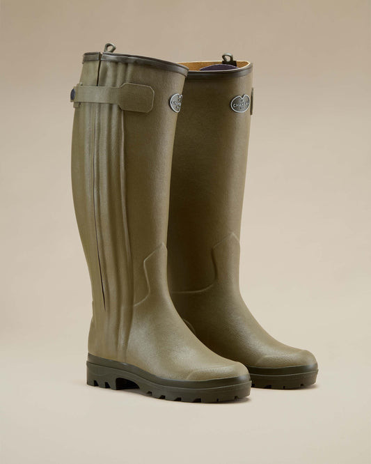 Women's Chasseur Leather Lined Boot - Vert Vierzon
