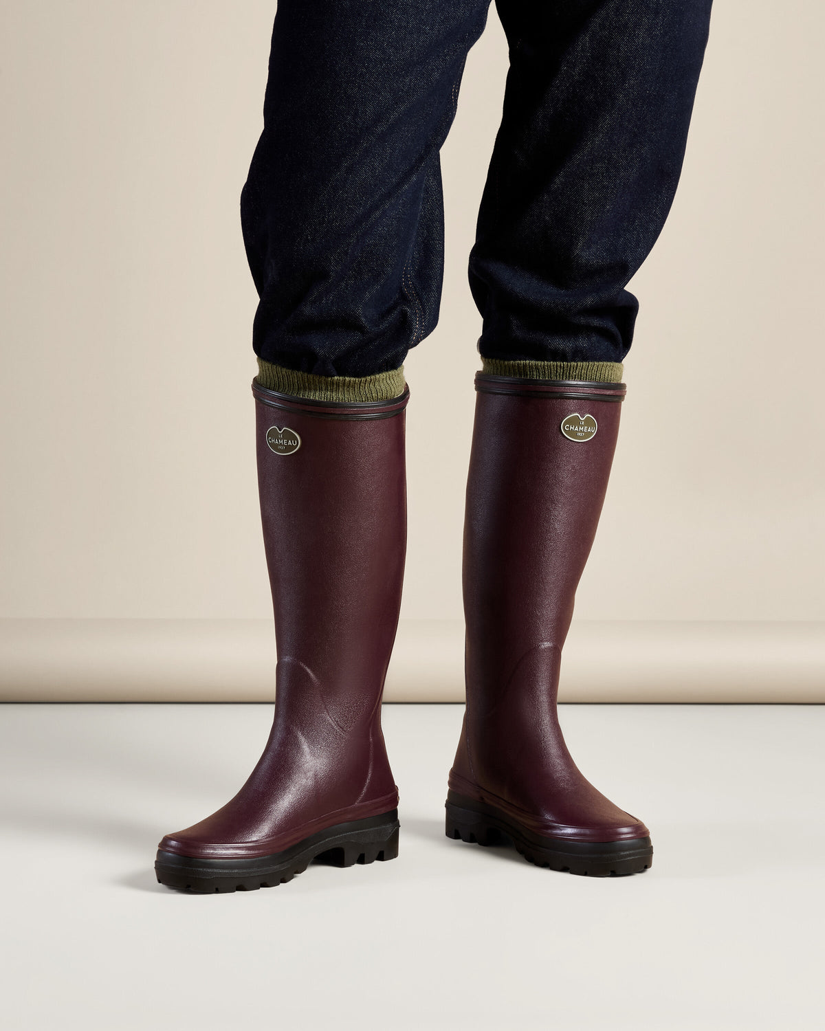 Women's Giverny Jersey Lined Boot - Cherry