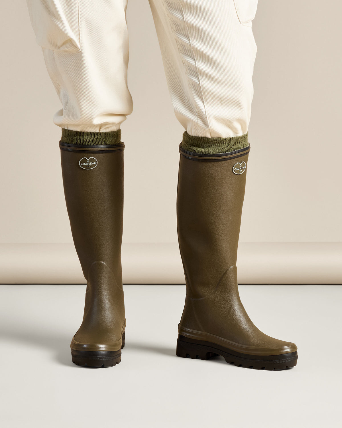 Women's Giverny Jersey Lined Boot - Vert Chameau
