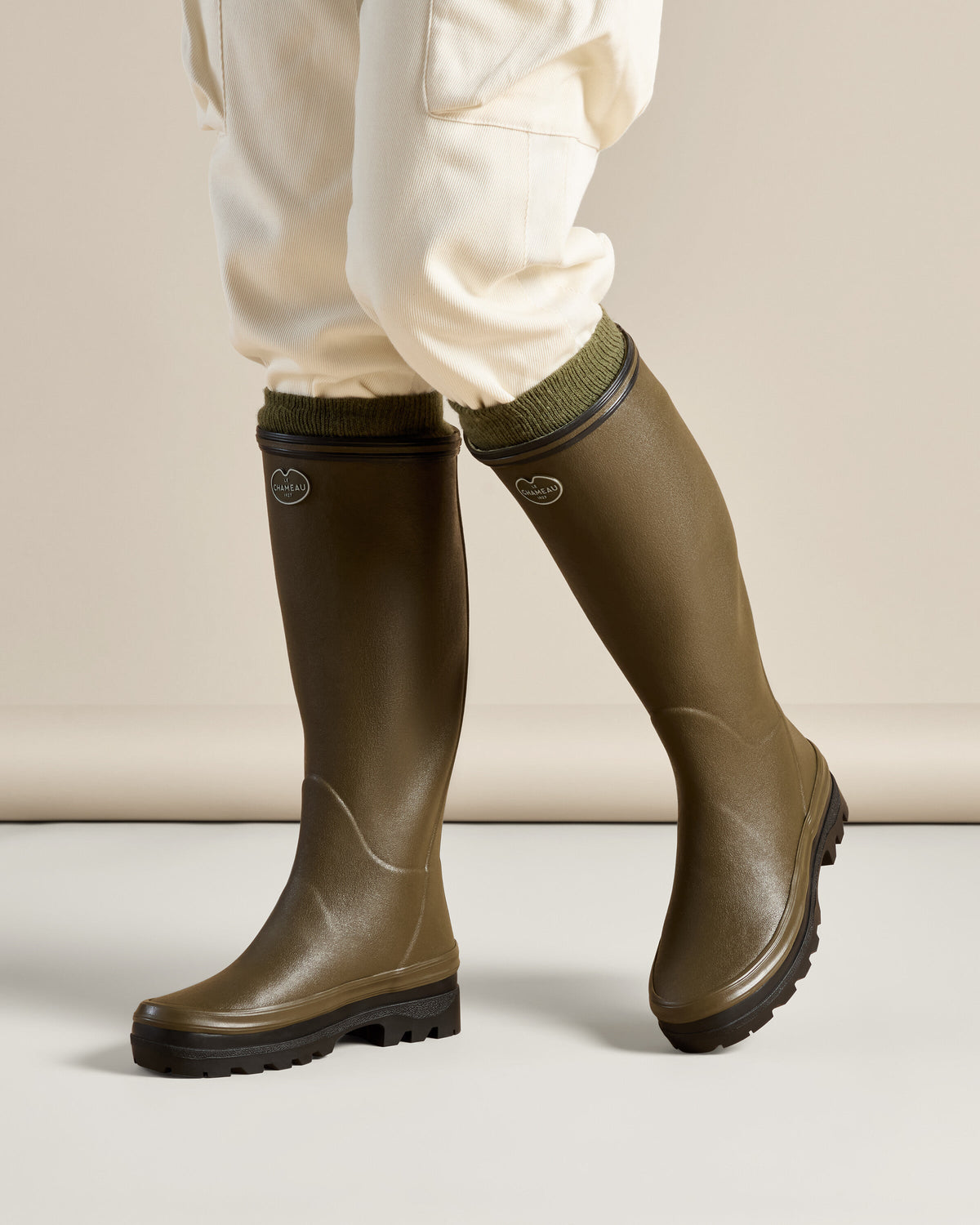 Women's Giverny Jersey Lined Boot - Vert Chameau