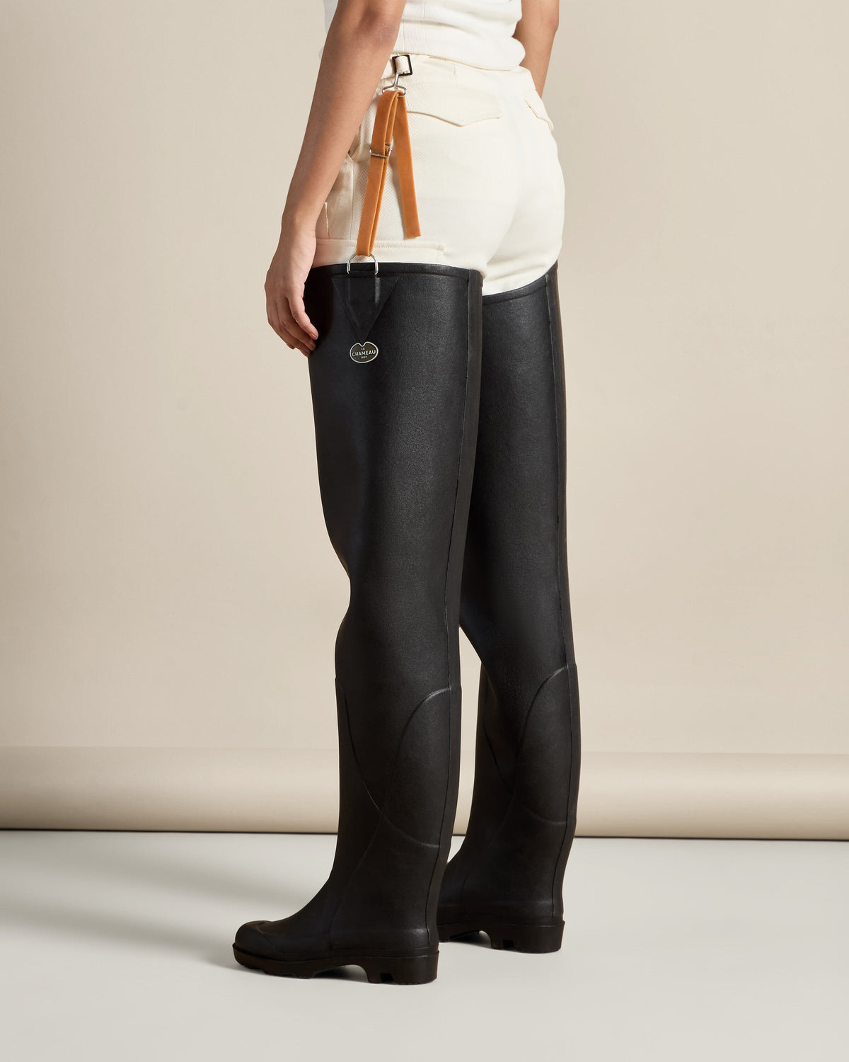 Women's Océane Ponti Lined Thigh Boot - Noir