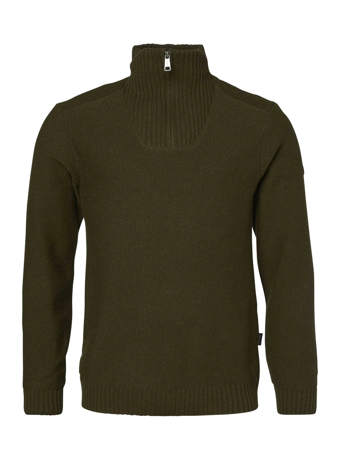 Loxley Windblocker Wool Pullover Men - Forest Green - 1