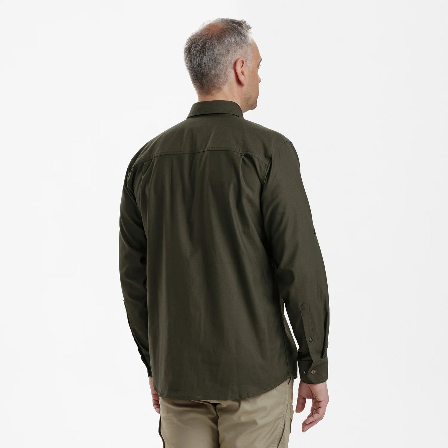 Matobo Skjorta - Forest Green - modell bakifrån