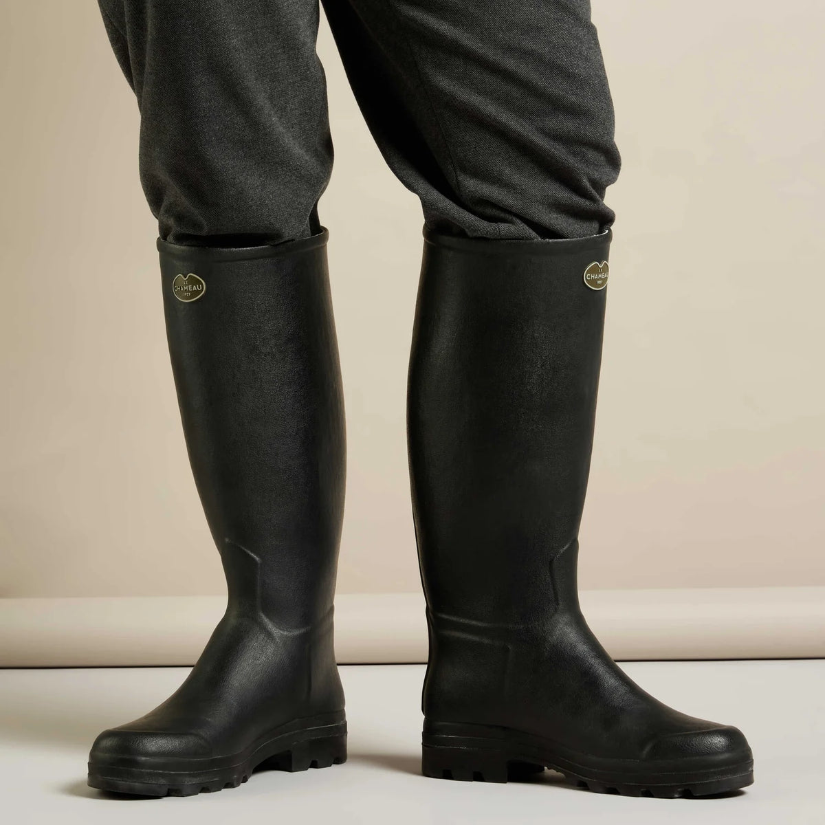 Men's Saint-Hubert Leather Lined Boot - Noir