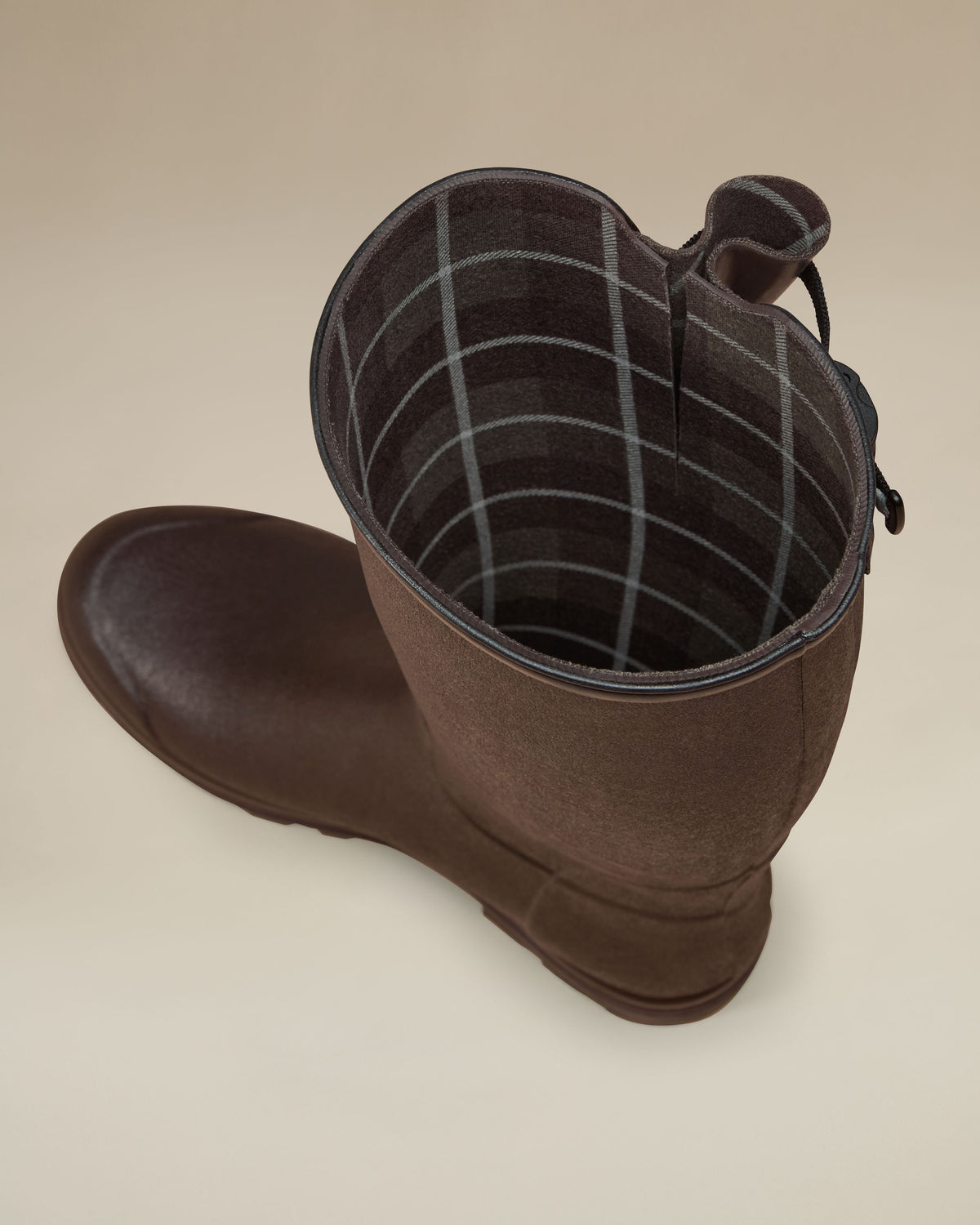 Men's Vierzon Jersey Lined Boot - Marron Foncé / Héritage Tartan