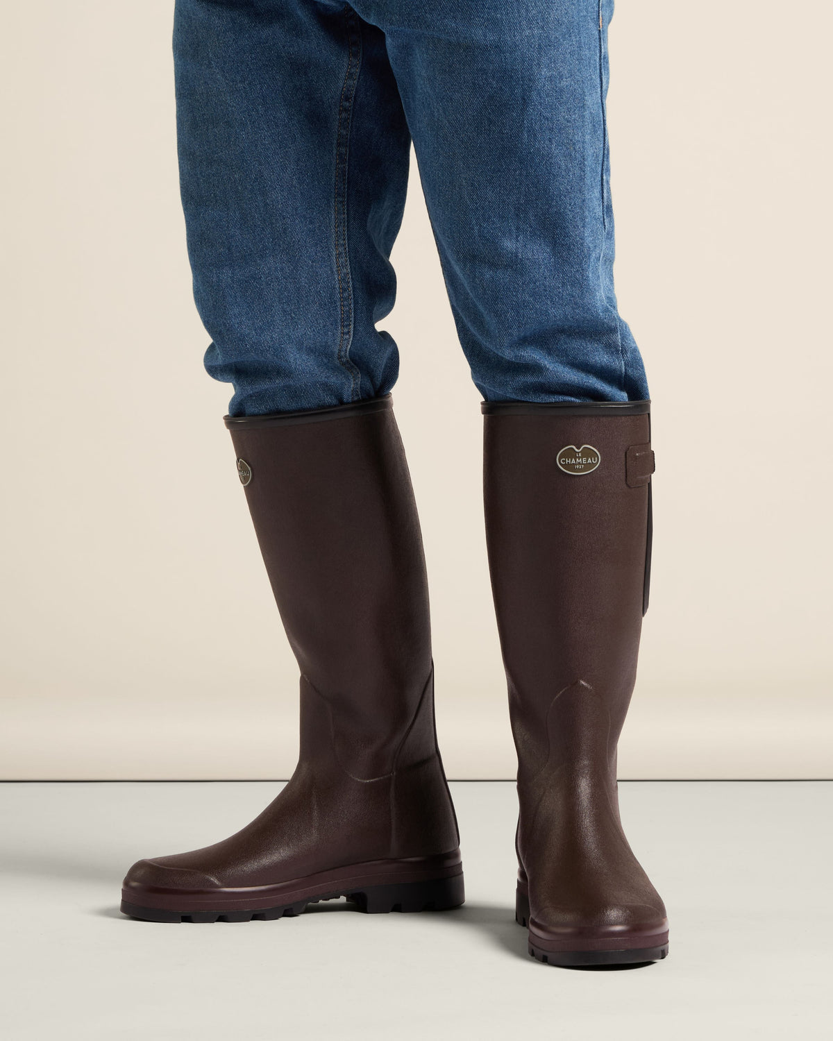 Men's Vierzon Jersey Lined Boot - Marron Foncé / Héritage Tartan