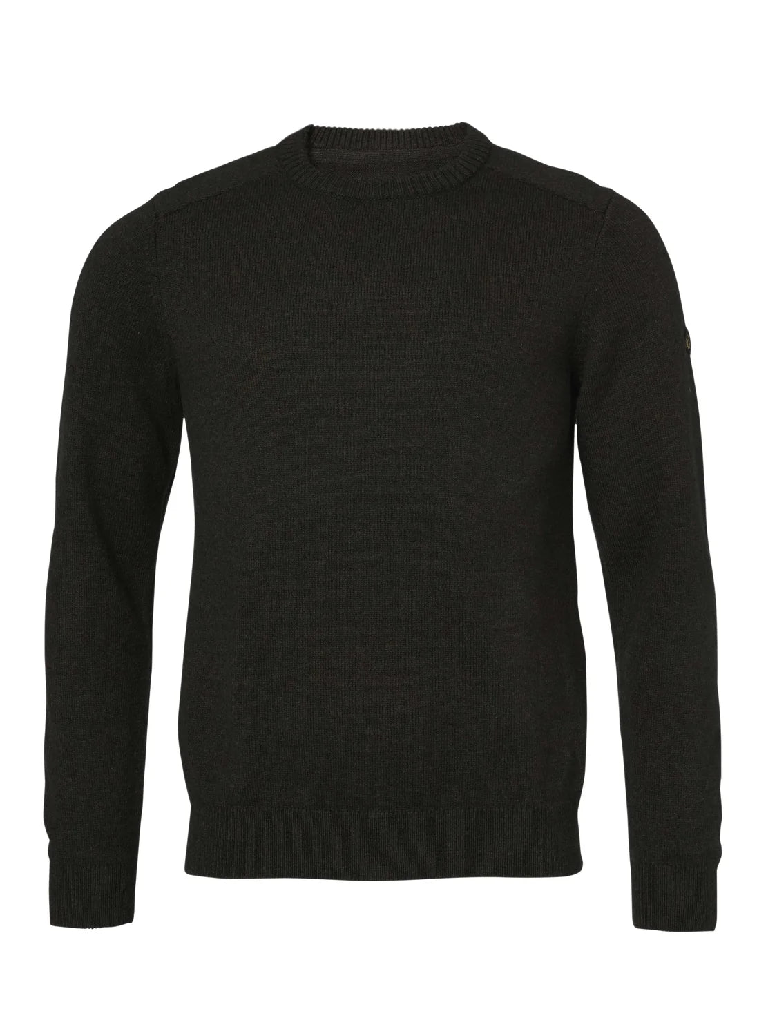 Milford O-Neck Wool Pullover Men - Dark Green - 1