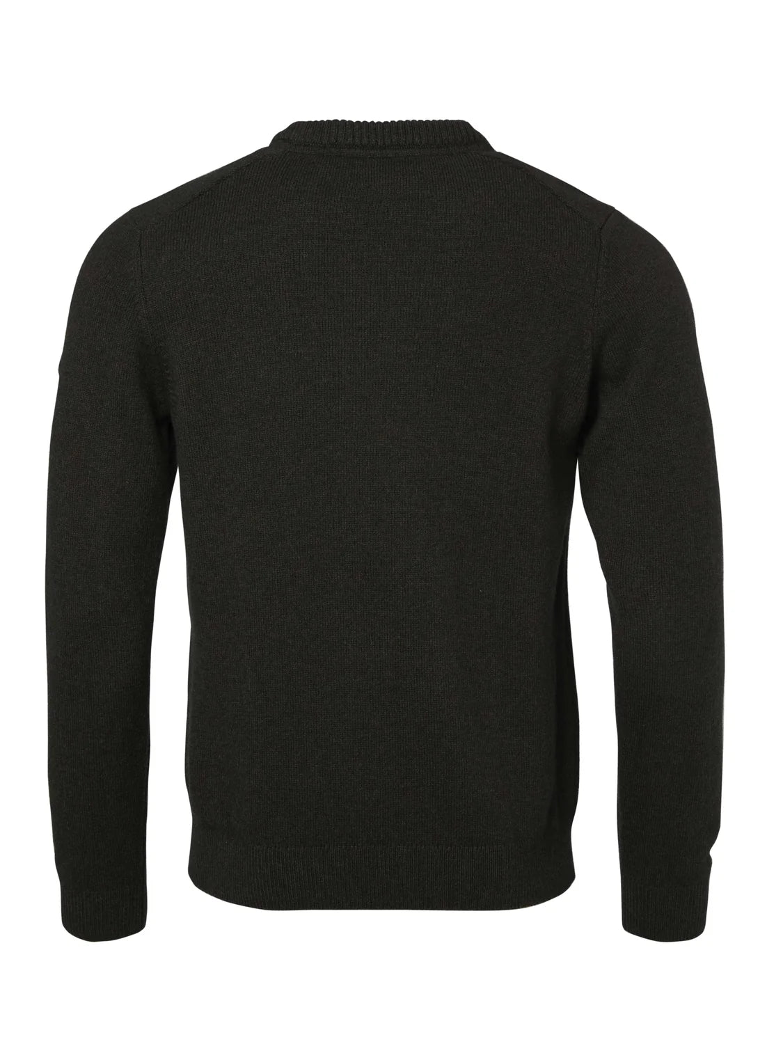 Milford O-Neck Wool Pullover Men - Dark Green - 2