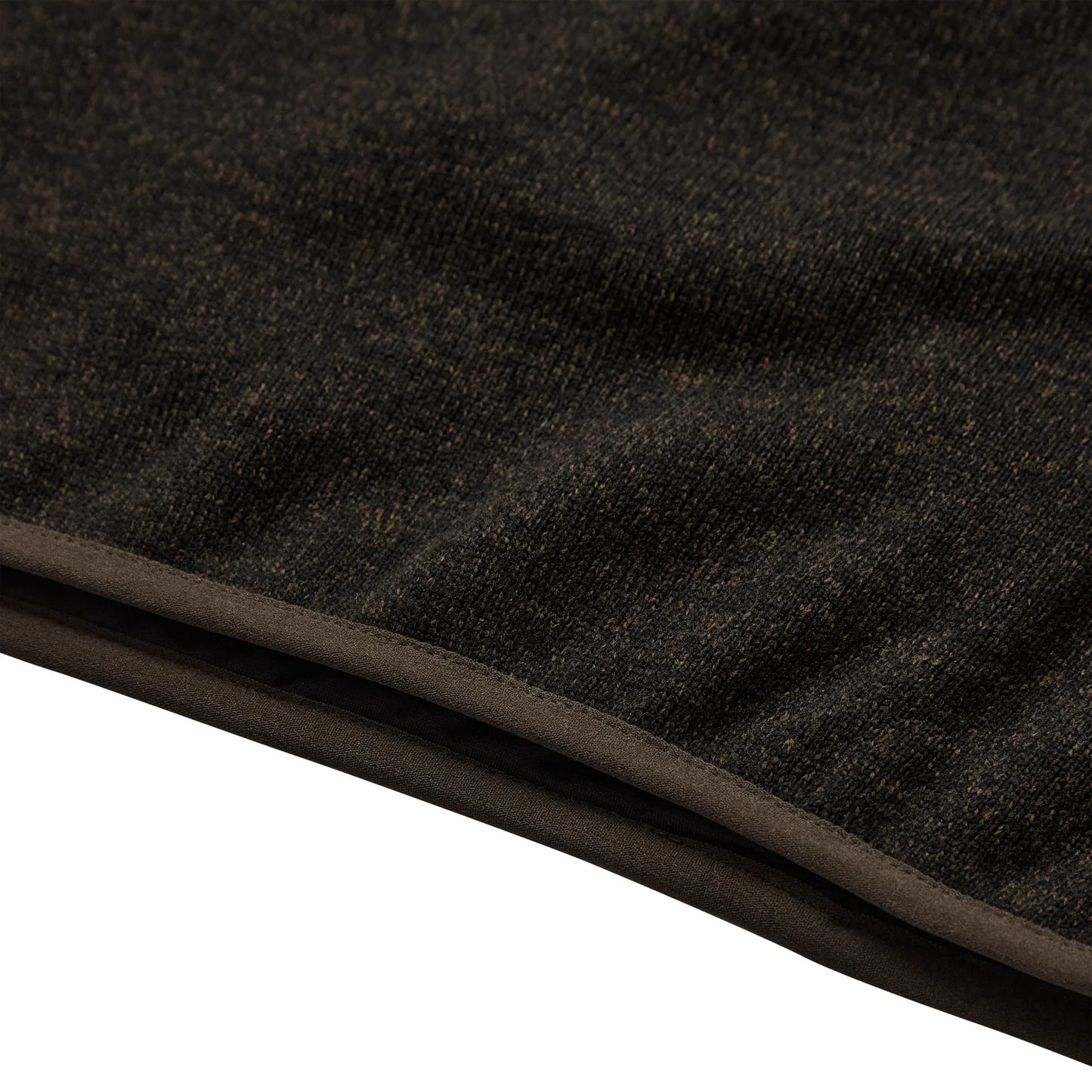 Moor Stickad Jacka - Brown Leaf - detalj
