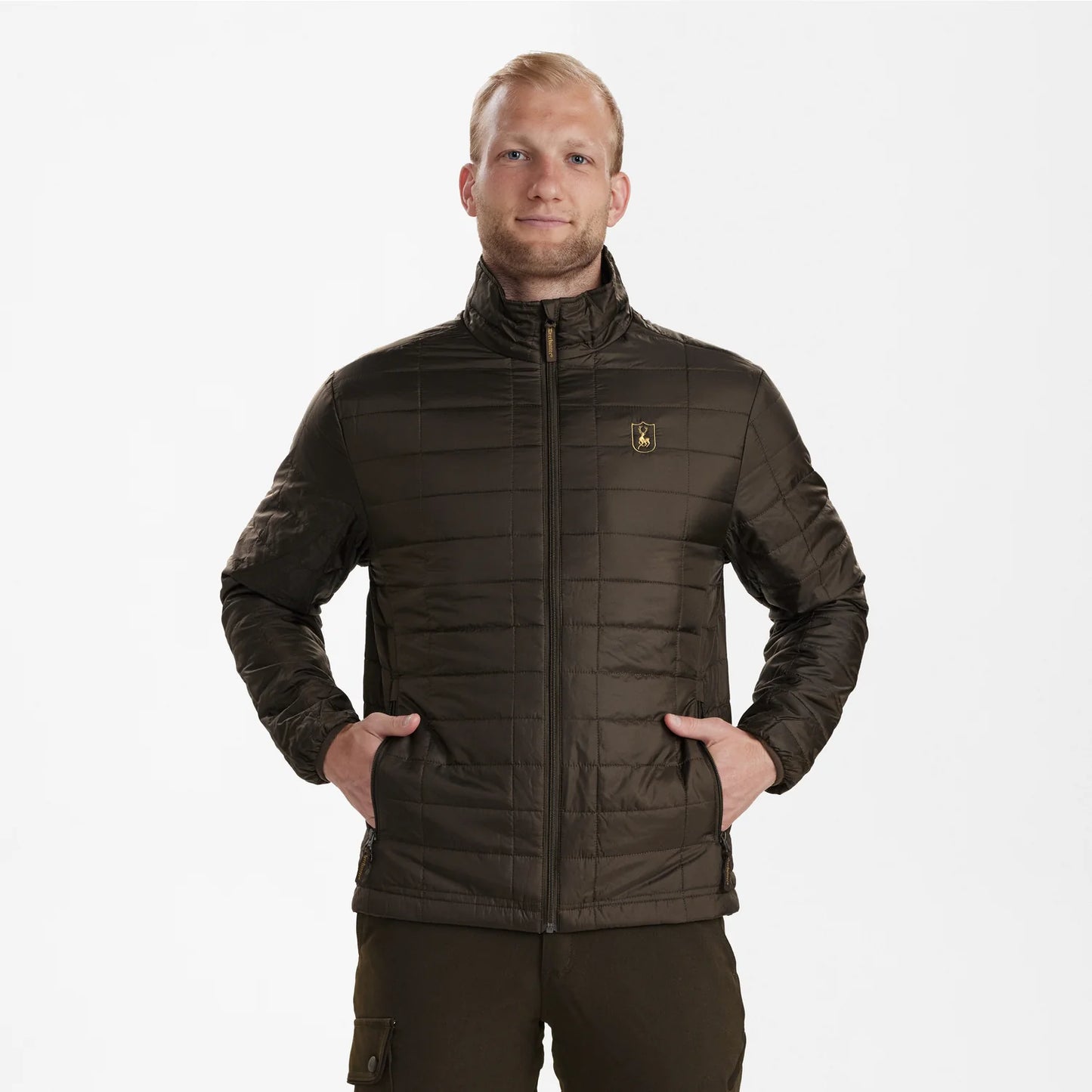 Muflon Packable Jacka - Wood - modell framifrån