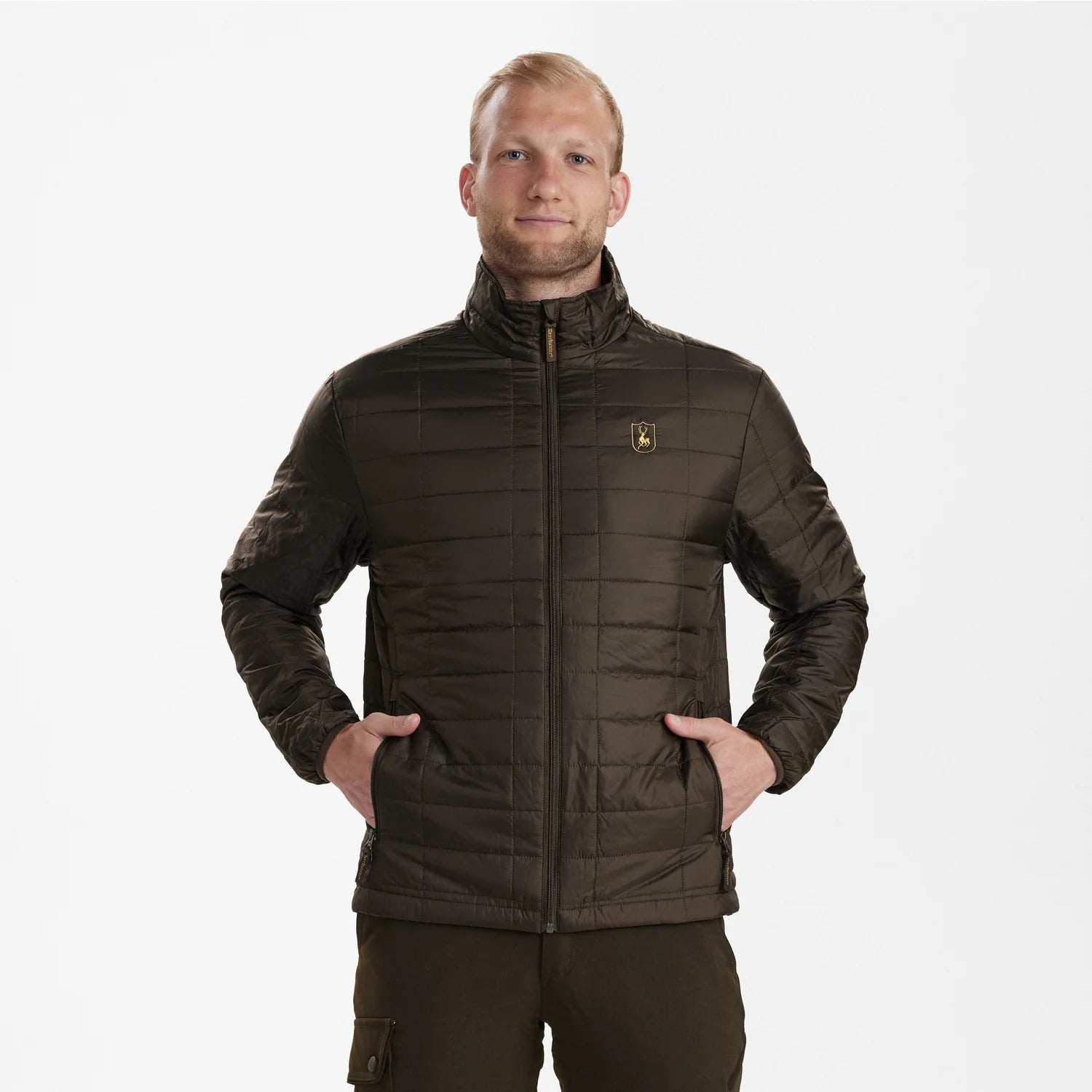 Muflon Packable Jacka - Wood - modell framifrån