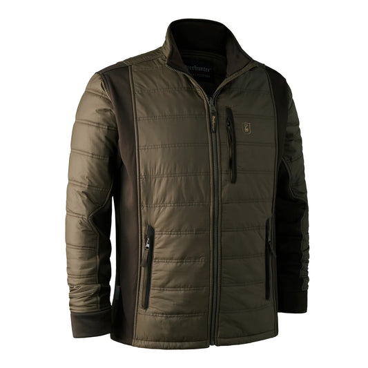 Muflon Zip-In Jacka - Art Green - framifrån