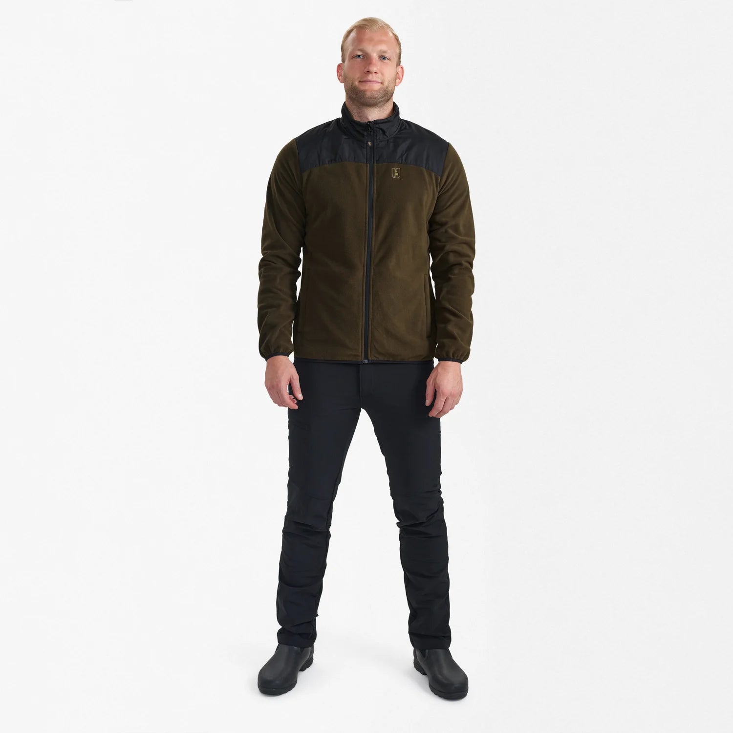 Northward Fleecejacka - Chestnut Brown - modell framifrån