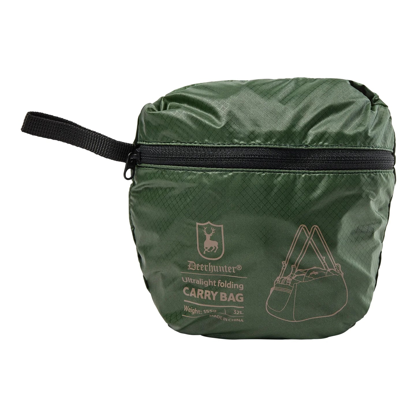 Packable Carry Bag 32L - Green - framifrån